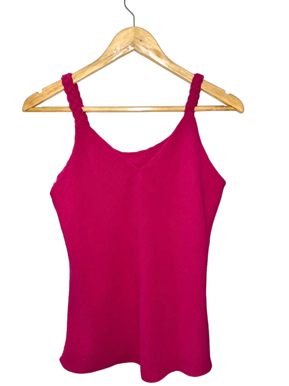 Blusa Feminina Regata de Alça Alcinha Rosa Pink Básica