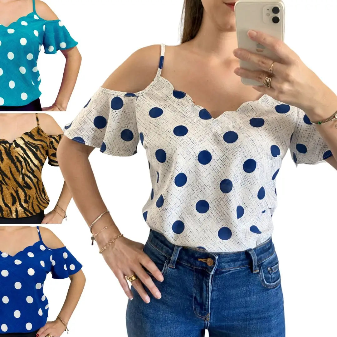 Blusa Feminina Ciganinha Nuvem