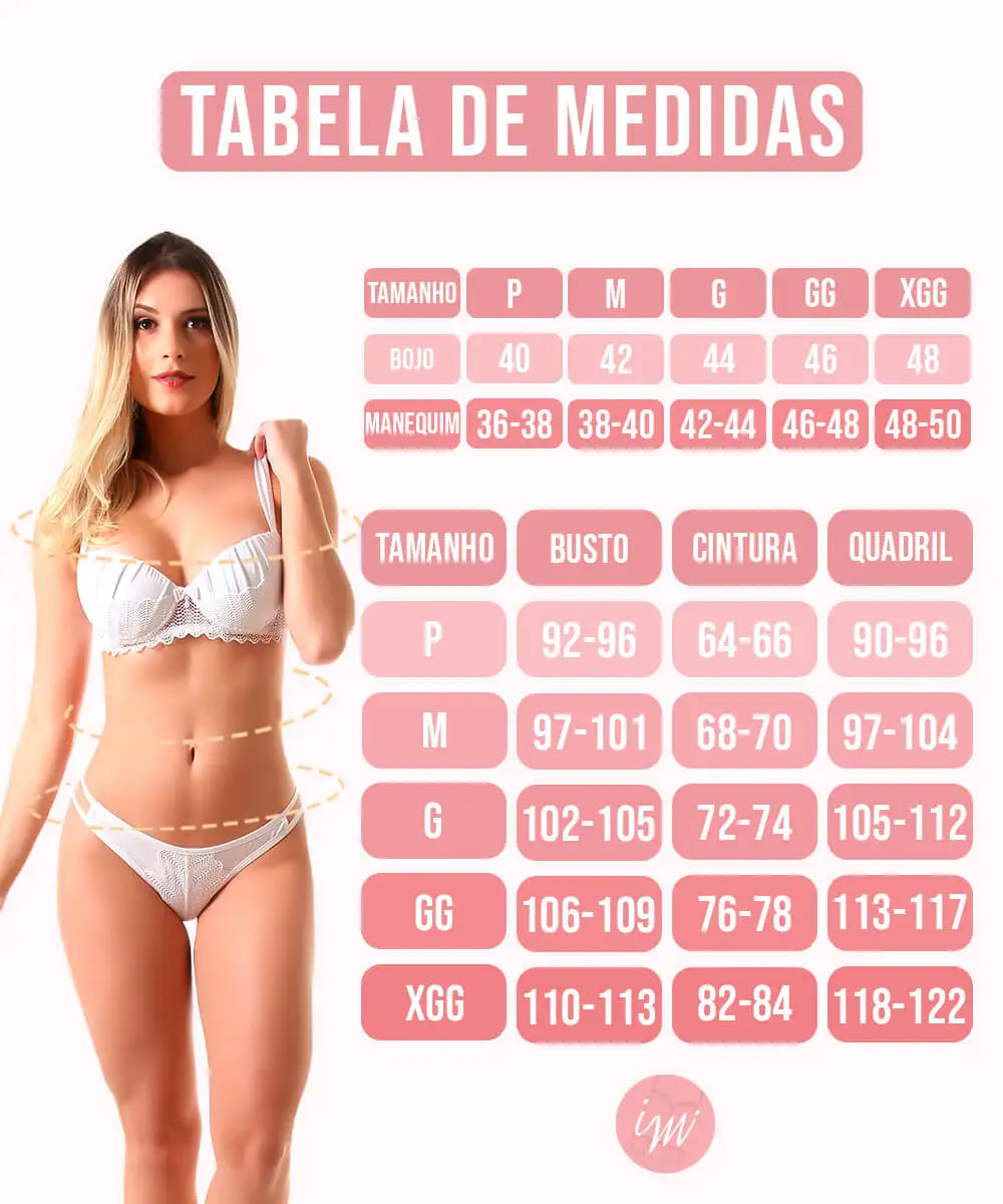 Camisola IMI Lingerie Com Calcinha Sexy